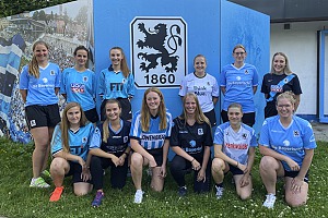 Die Frauenfußball-Mannschaft des TSV 1860 München. Foto: TSV 1860